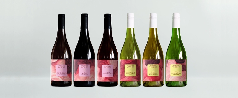 Wine bottles in the Old and New collection.